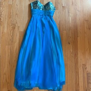 Blue formal dress